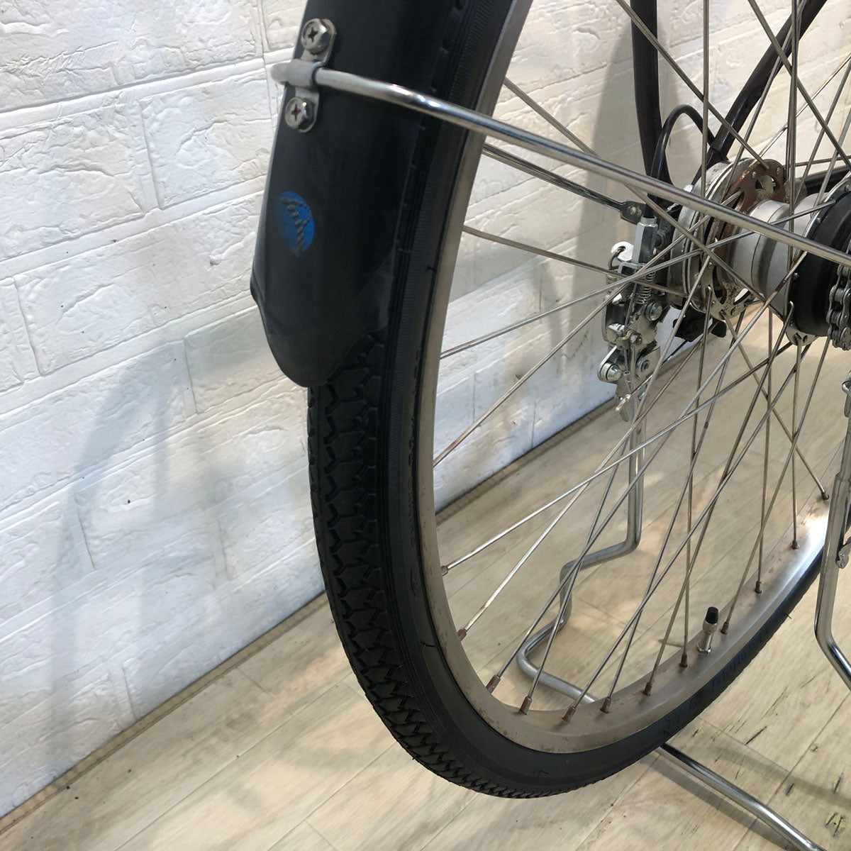 中古電動自転車 パナソニック ビビ FX ブラウン 26インチ YD039