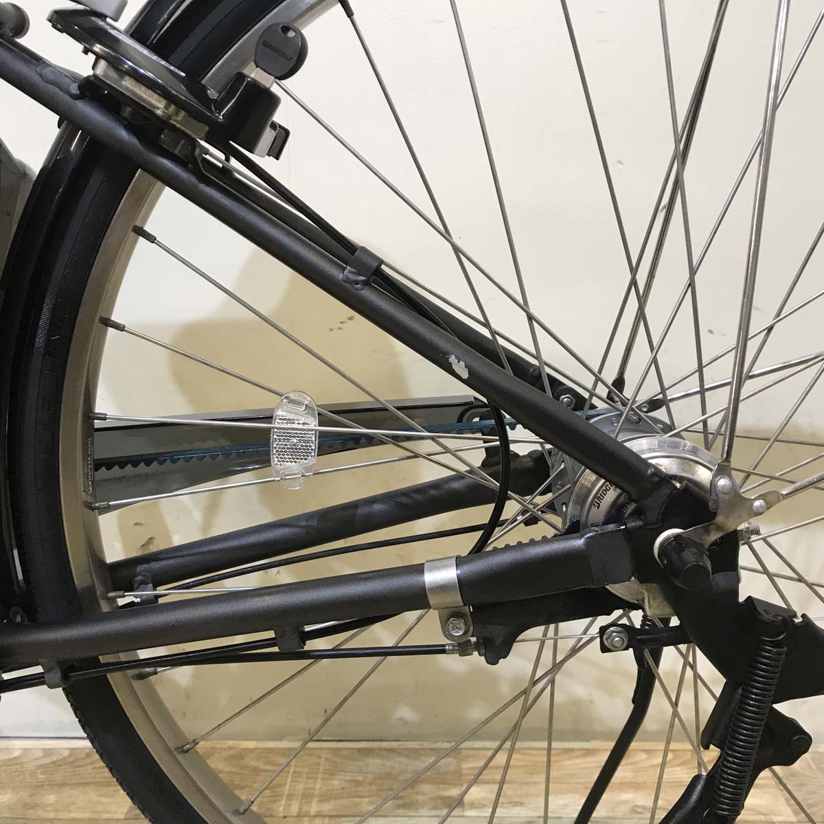 中古電動自転車 ブリヂストン アルベルト e ブラック 27インチ KB117