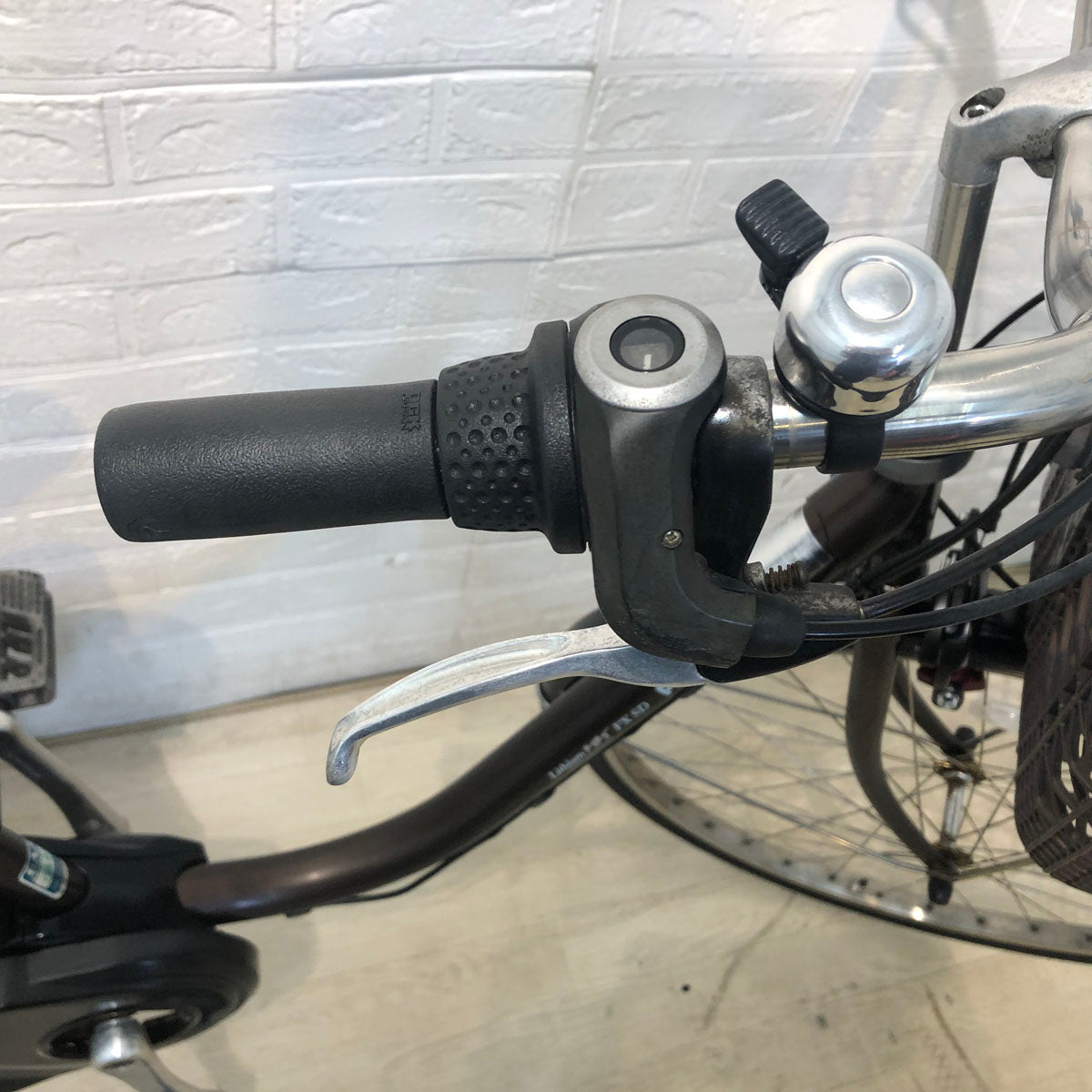 中古電動自転車 パナソニック ビビ FX ブラウン 26インチ YD039