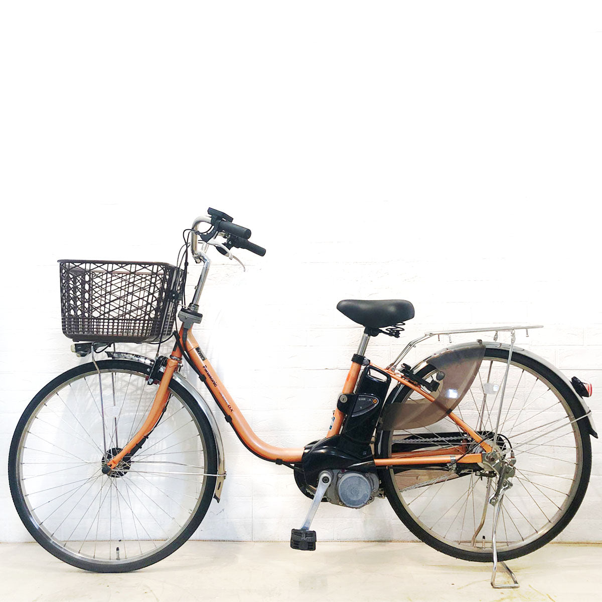中古電動自転車 パナソニック ビビ DX オレンジ 26インチ YD040