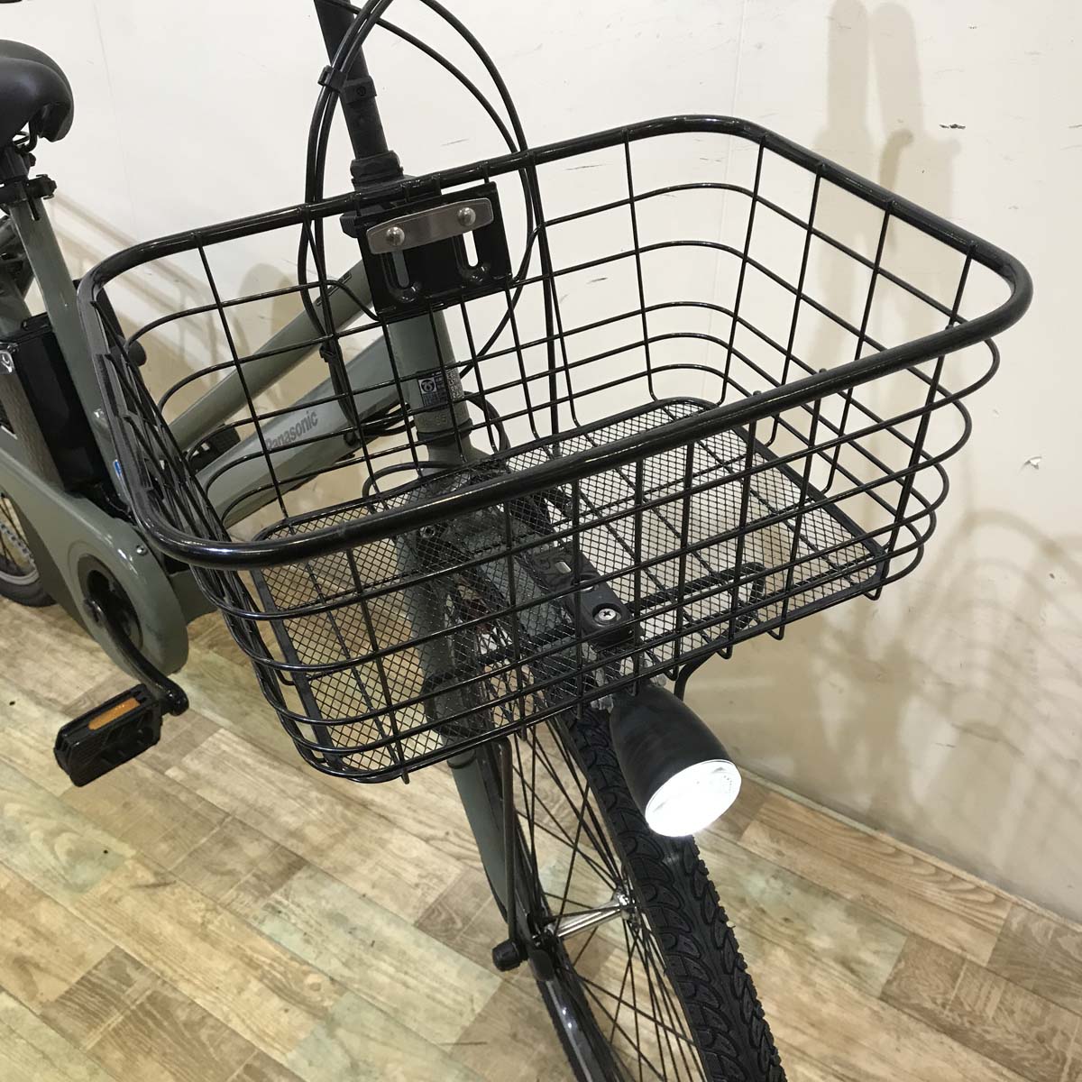 中古電動自転車  パナソニック ティモ S カーキ 26インチ KC001