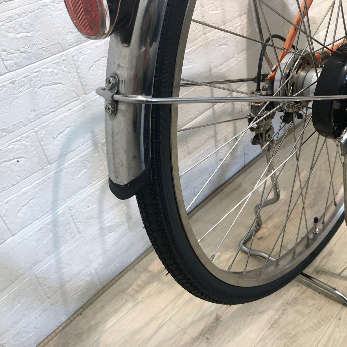 中古電動自転車 パナソニック ビビ DX オレンジ 26インチ YD040