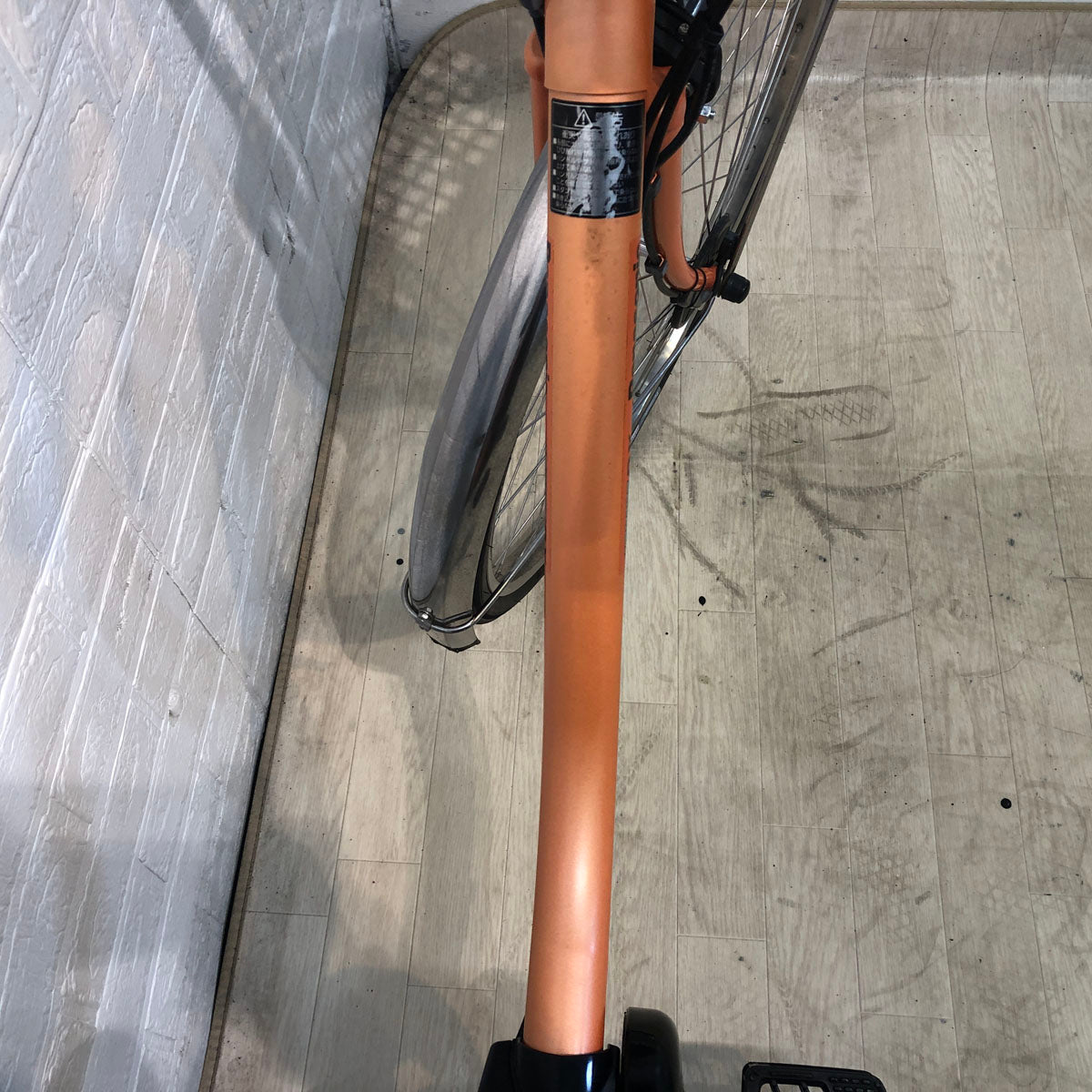 中古電動自転車 パナソニック ビビ DX オレンジ 26インチ YD040