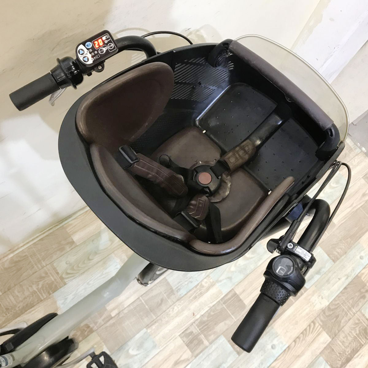 中古電動自転車 ブリヂストン アンジェリーノ ポッシュ ベージュ 22×26インチ KG118