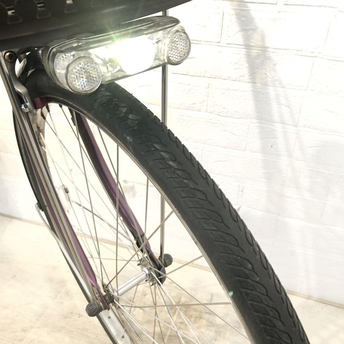 ブリヂストン アシスタDX パープル 26インチ YI046 【中古車】