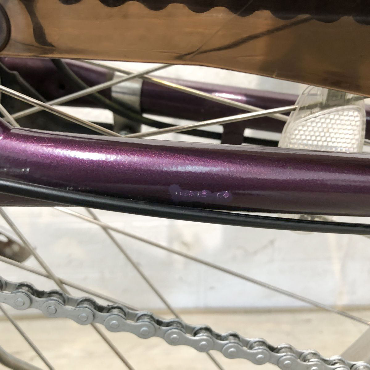 ブリヂストン アシスタDX パープル 26インチ YI046 【中古車】