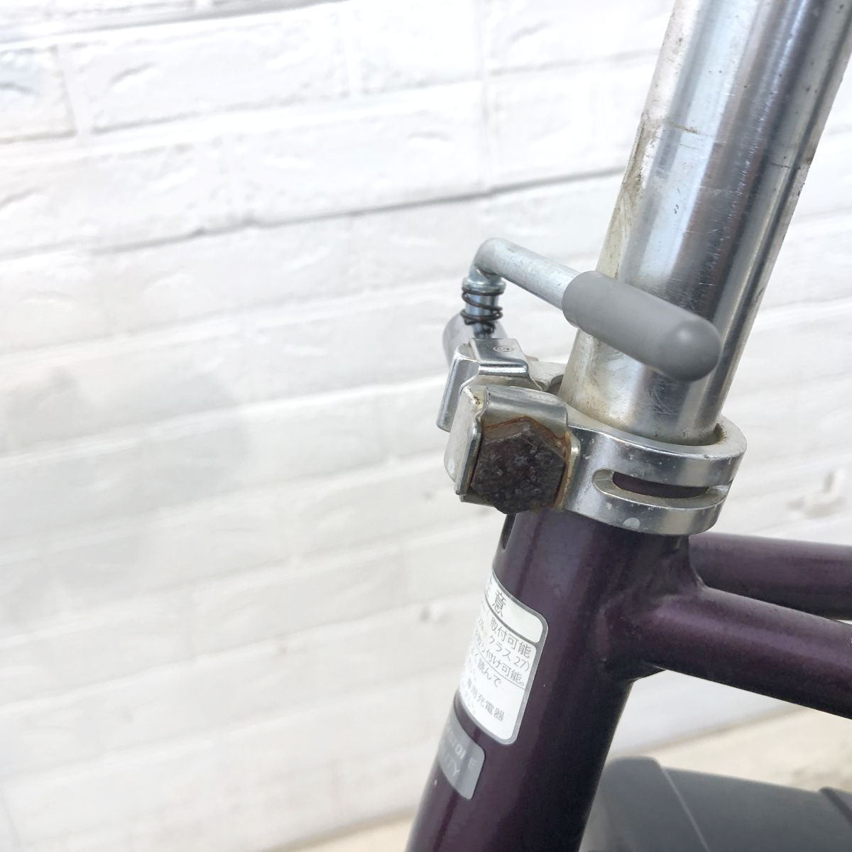 ブリヂストン アシスタDX パープル 26インチ YI046 【中古車】