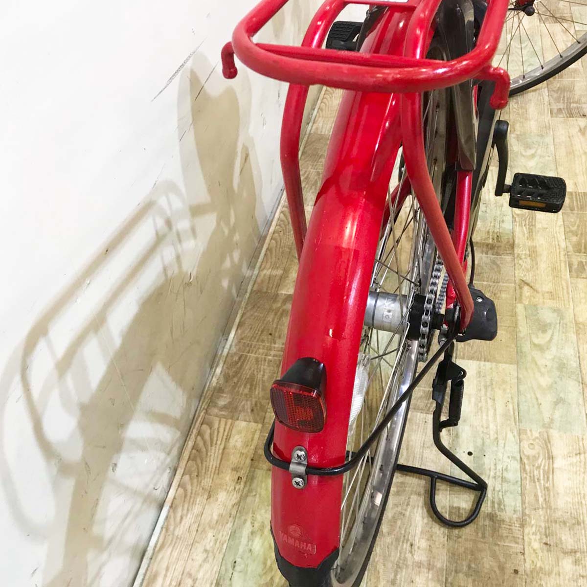 中古電動自転車  ヤマハ PAS Ami パス アミ レッド 26インチ KC002
