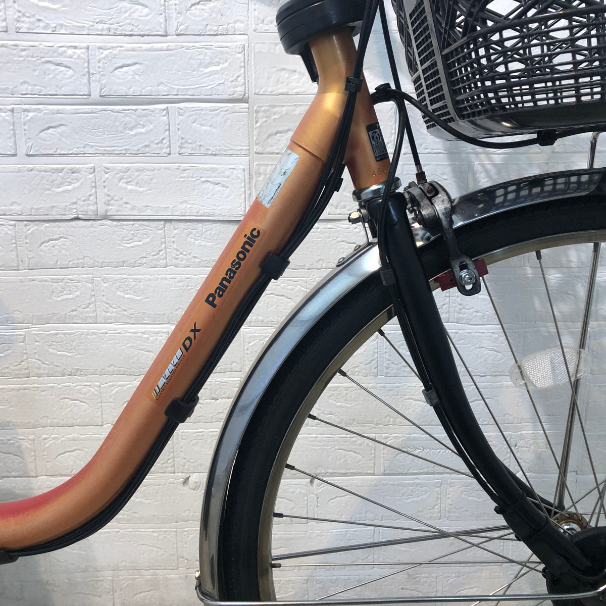 中古電動自転車 パナソニック ビビ DX オレンジ 26インチ YD042