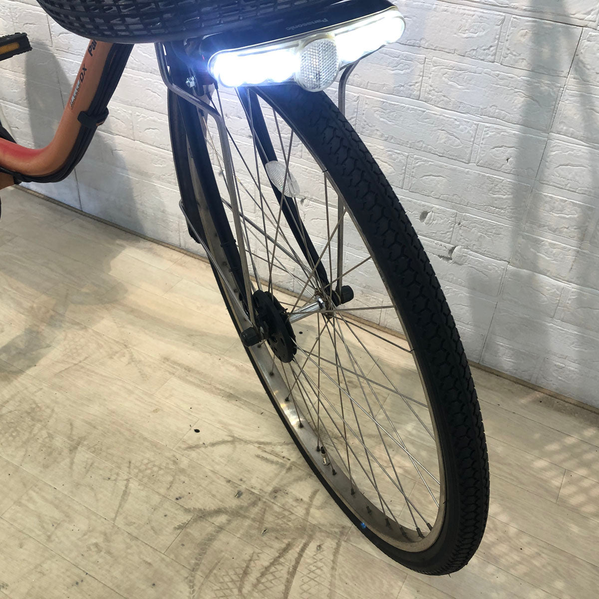 中古電動自転車 パナソニック ビビ DX オレンジ 26インチ YD042