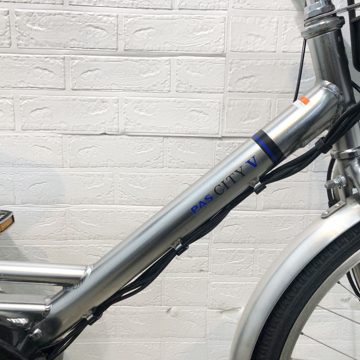 中古電動自転車 ヤマハ PAS シオンV シルバー 24インチ YI048