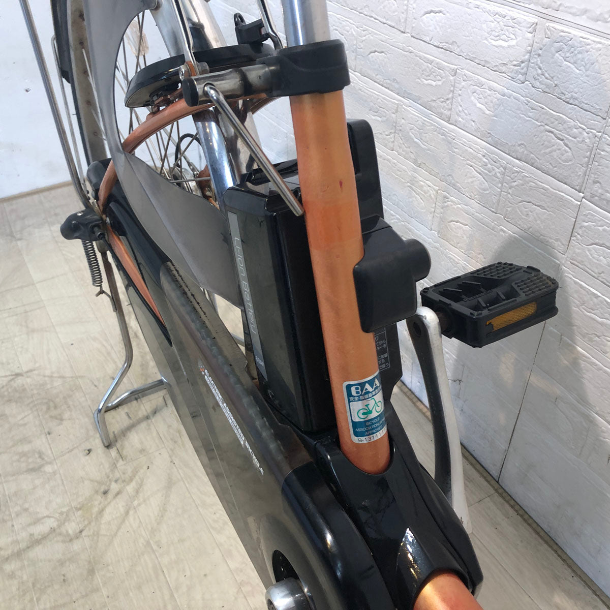 中古電動自転車 パナソニック ビビ DX オレンジ 26インチ YD042