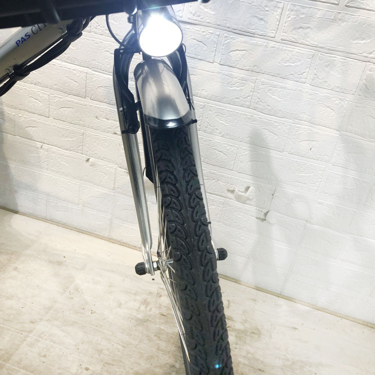 中古電動自転車 ヤマハ PAS シオンV シルバー 24インチ YI048