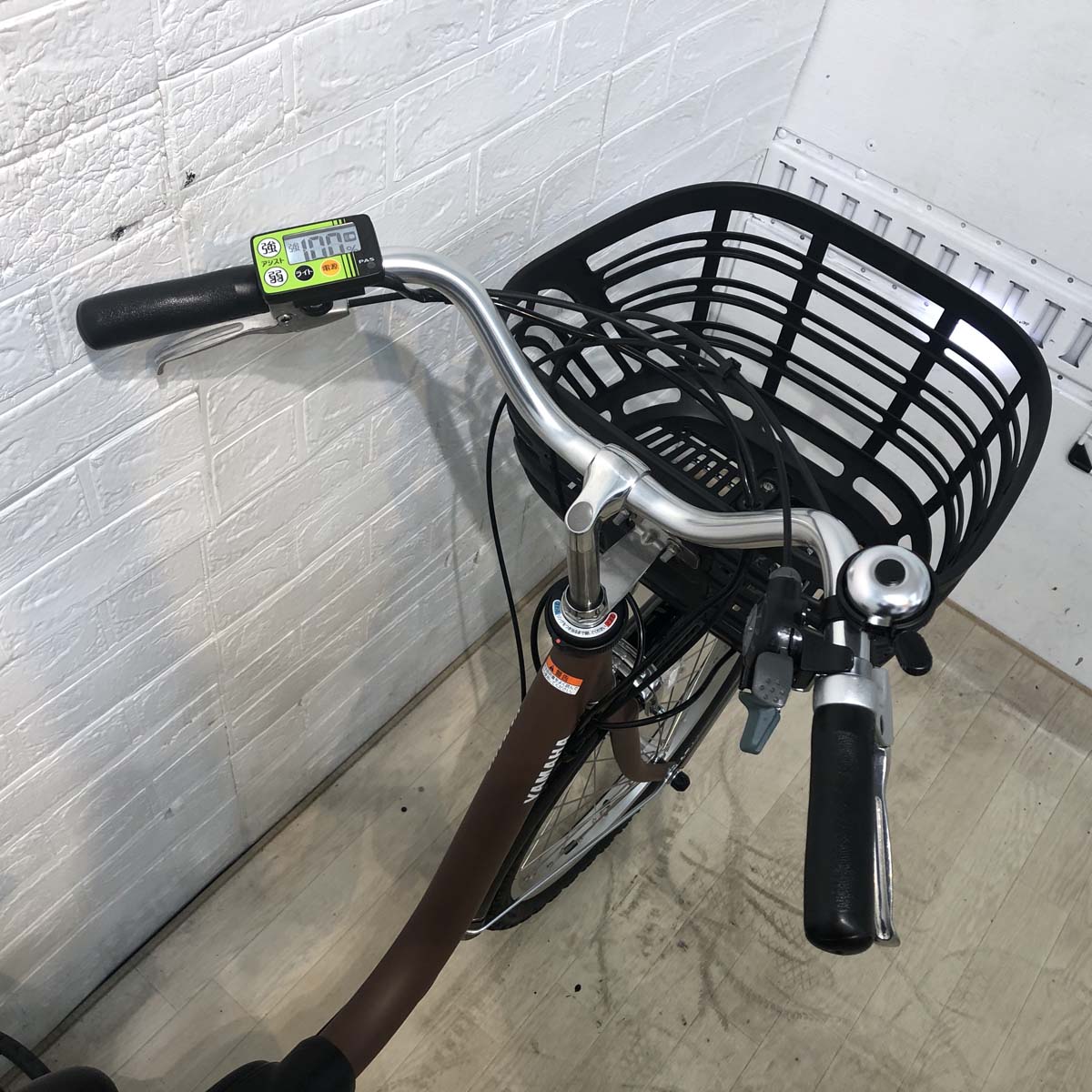 中古電動自転車 ヤマハ PAS SION U パス シオン ユー ブラウン 20インチ YD043