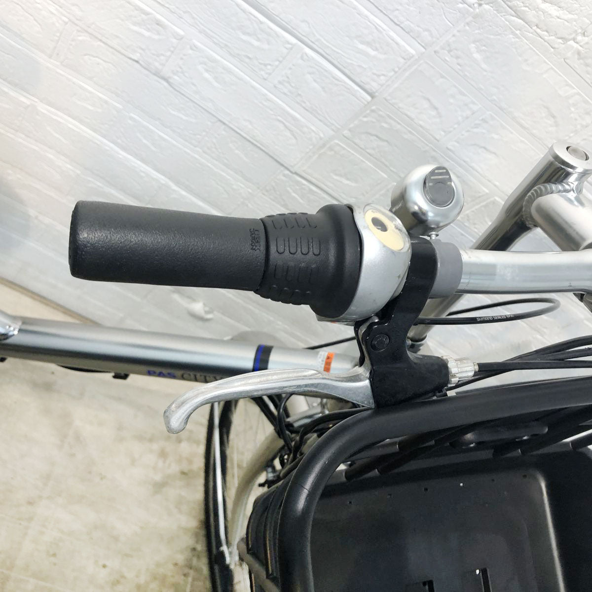 中古電動自転車 ヤマハ PAS シオンV シルバー 24インチ YI048