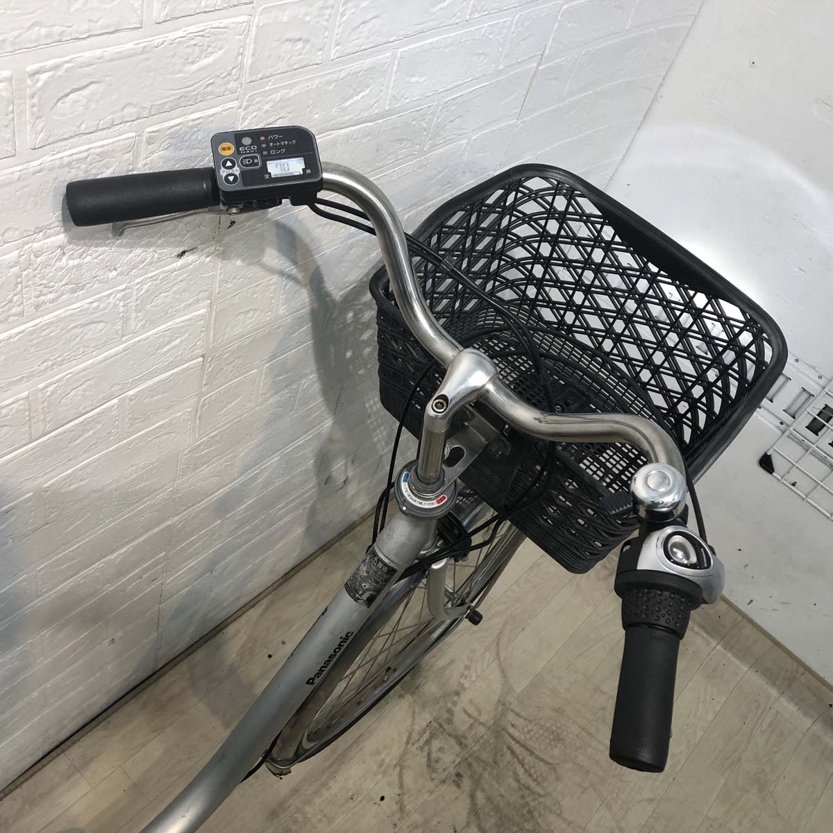 中古電動自転車 パナソニック ビビ TX シルバー 26インチ YD044
