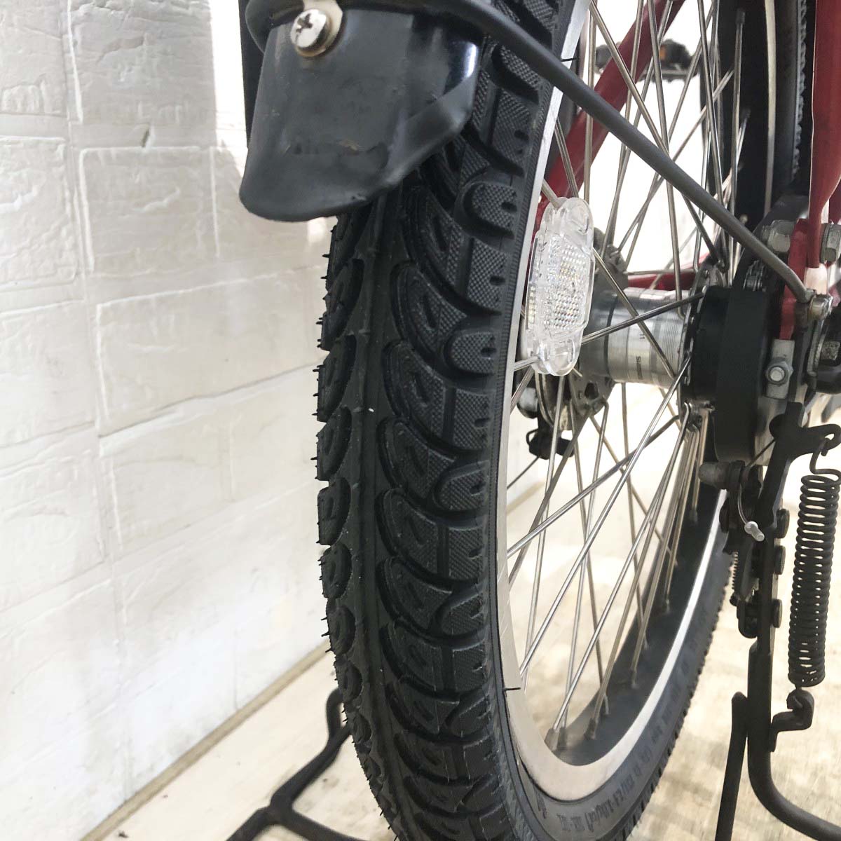 中古電動自転車 ヤマハ PAS キッスミニアン レッド 20インチ YI049