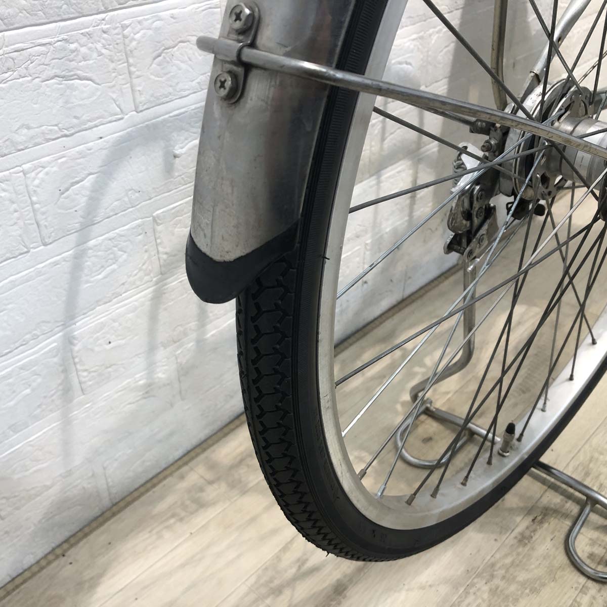 中古電動自転車 パナソニック ビビ TX シルバー 26インチ YD044