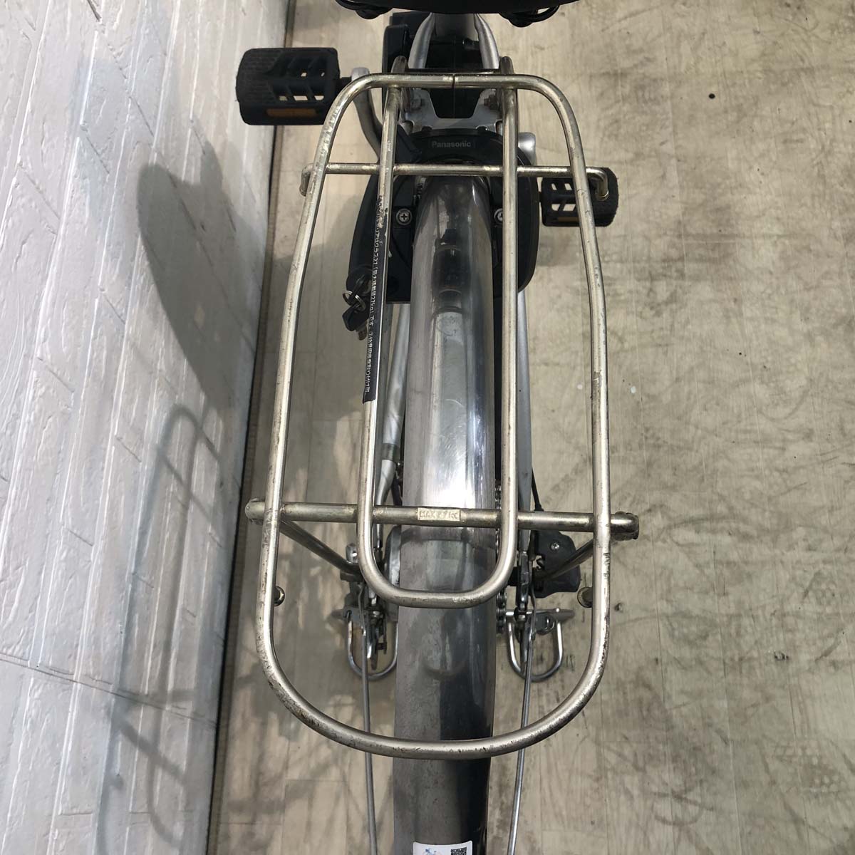 中古電動自転車 パナソニック ビビ TX シルバー 26インチ YD044