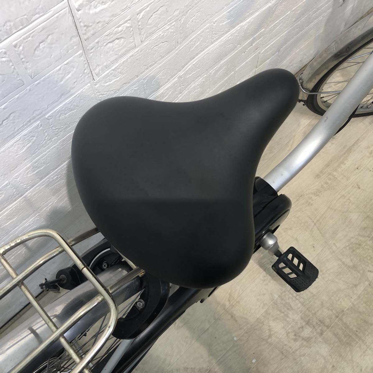 中古電動自転車 パナソニック ビビ TX シルバー 26インチ YD044