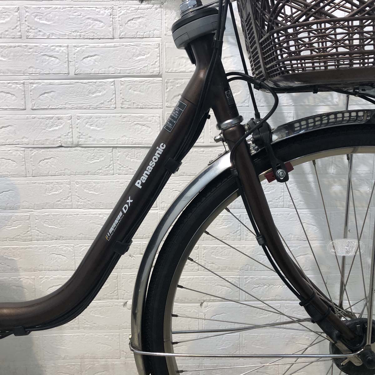 中古電動自転車 パナソニック ビビ DX ブラウン 26インチ YD045 
