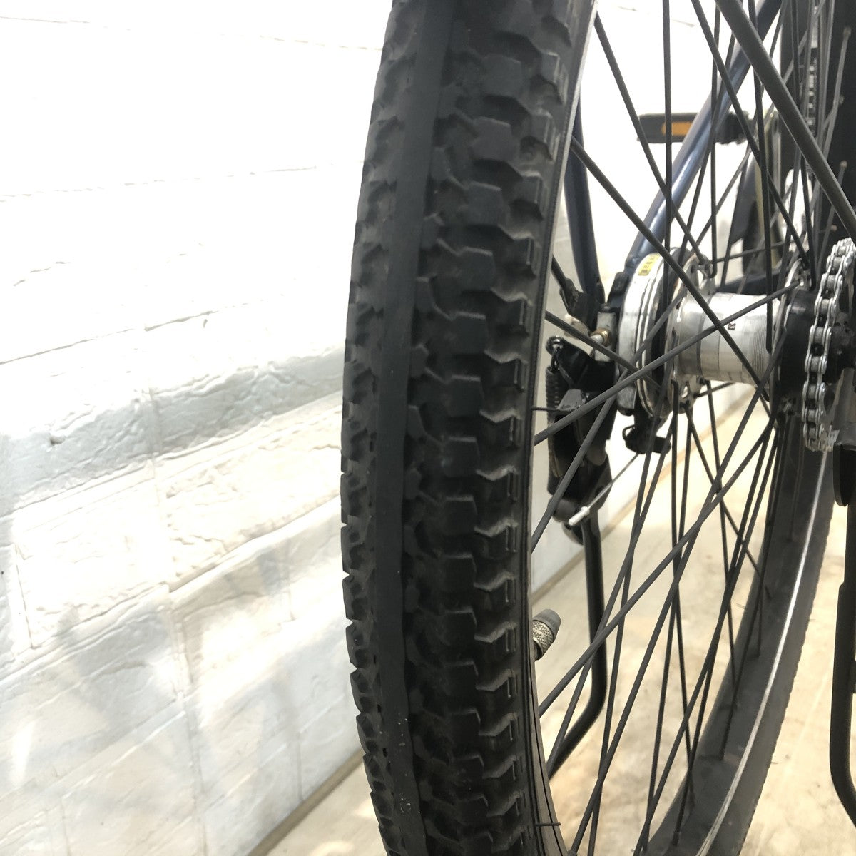 中古電動自転車 パナソニック ティモS ネイビー 26インチ YI050
