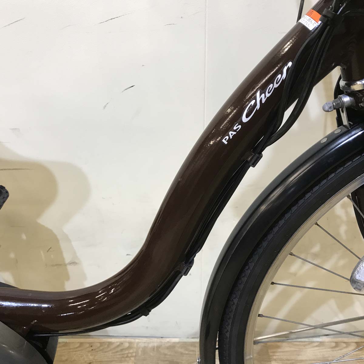 中古電動自転車  ヤマハ PAS Cheer パス チア ブラウン 26インチ KC005