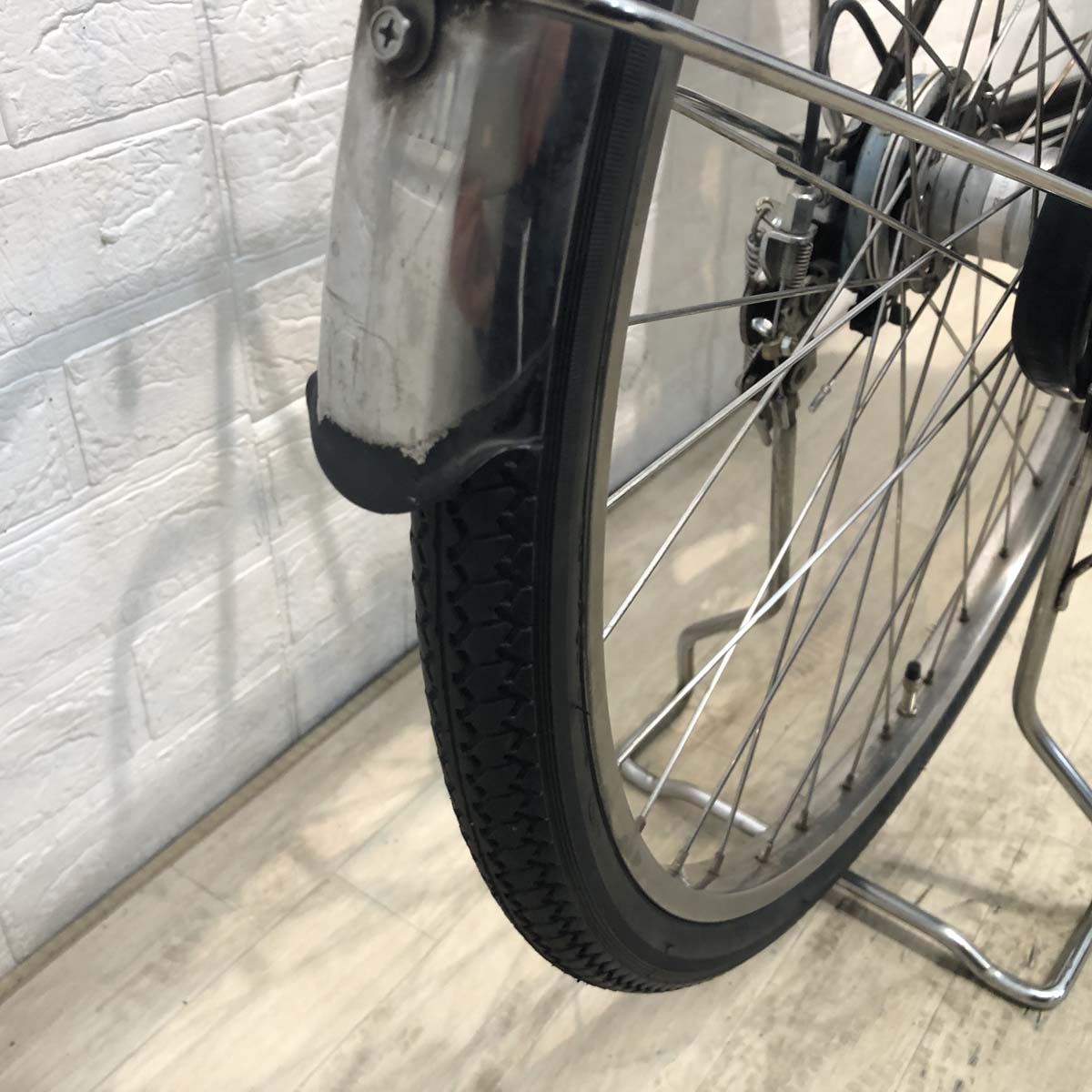 中古電動自転車 パナソニック ビビ DX ブラウン 26インチ YD045 