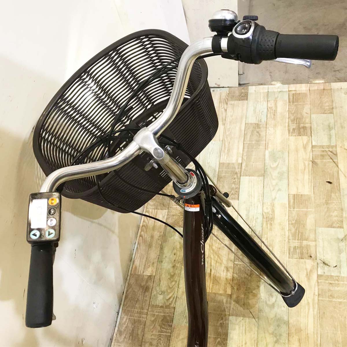 中古電動自転車 ヤマハ PAS Cheer パス チア ブラウン 26インチ KC005