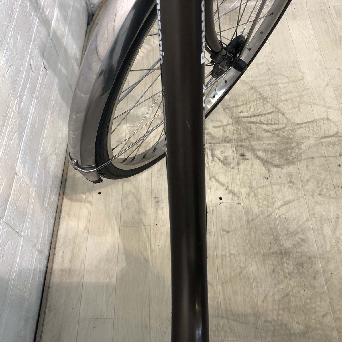 中古電動自転車 パナソニック ビビ DX ブラウン 26インチ YD045 