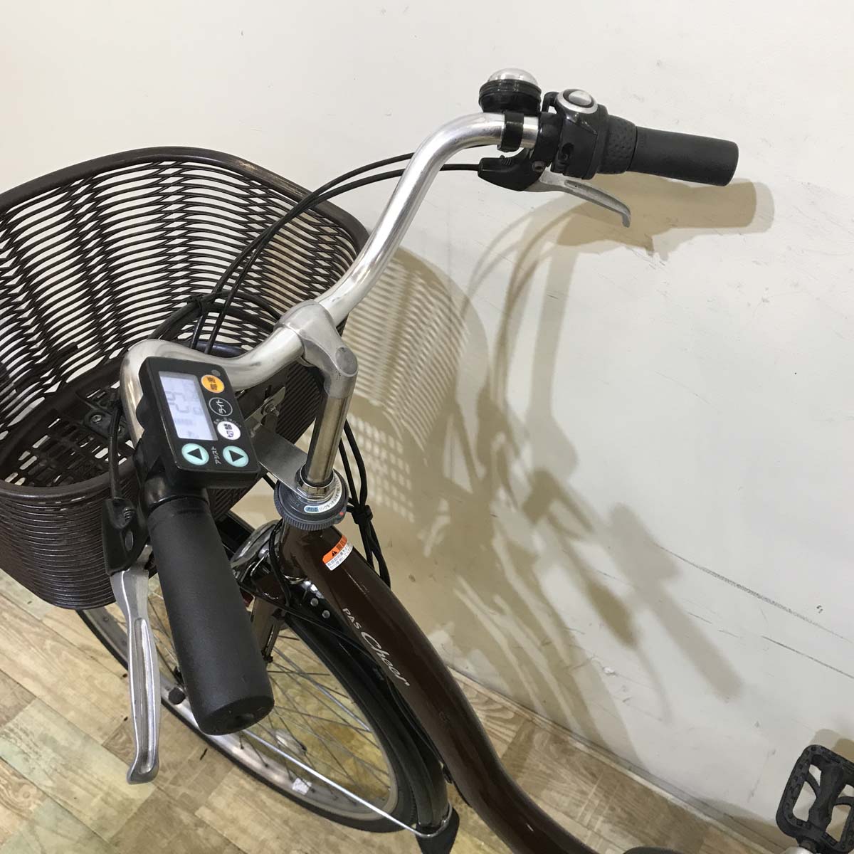 中古電動自転車  ヤマハ PAS Cheer パス チア ブラウン 26インチ KC005