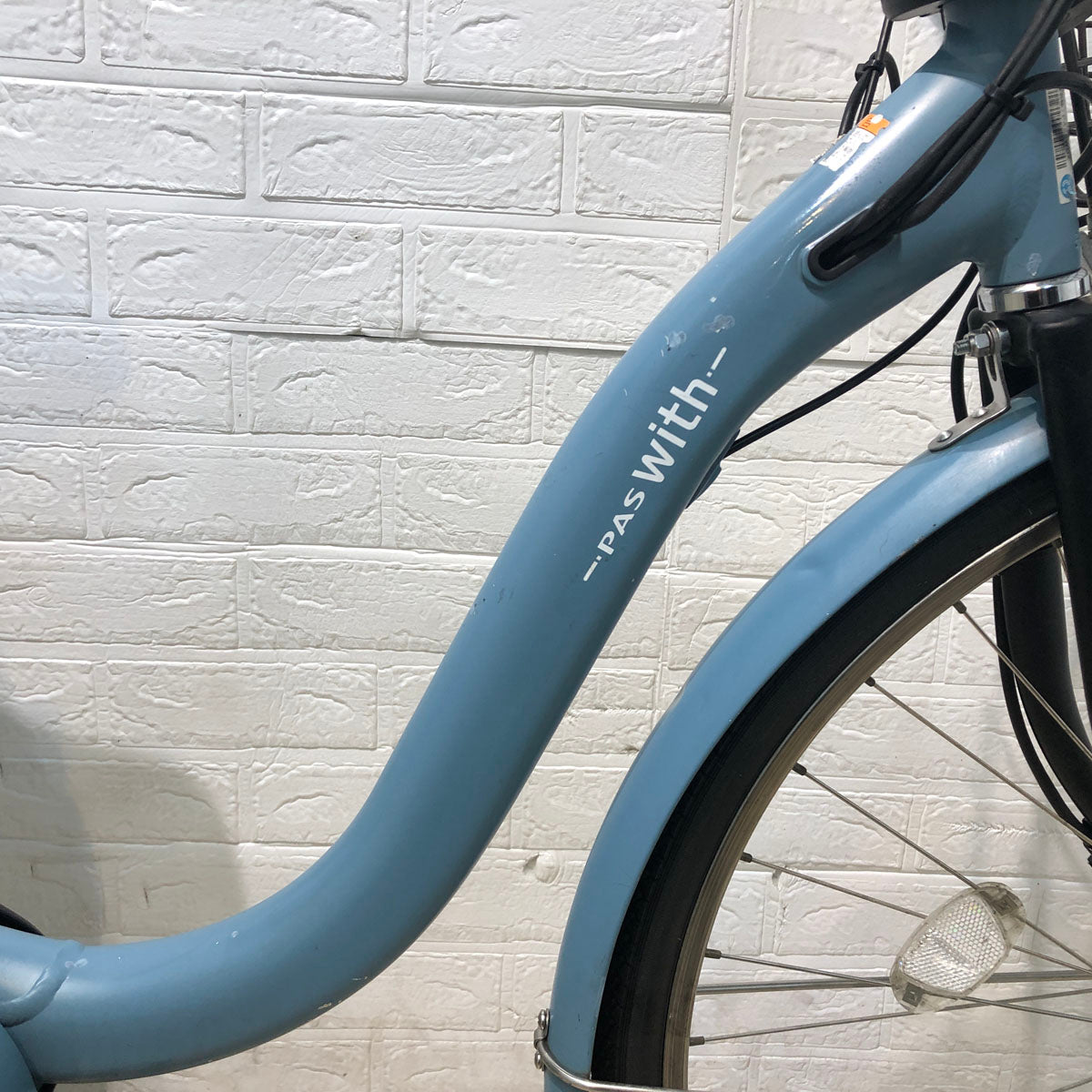 電動自転車 ヤマハ PAS With DX パス ウィズ DX ブルー 26インチ YV120 【中古車】 