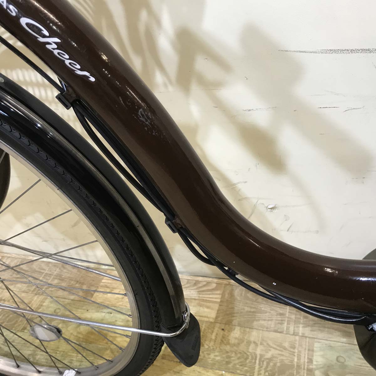 中古電動自転車  ヤマハ PAS Cheer パス チア ブラウン 26インチ KC005