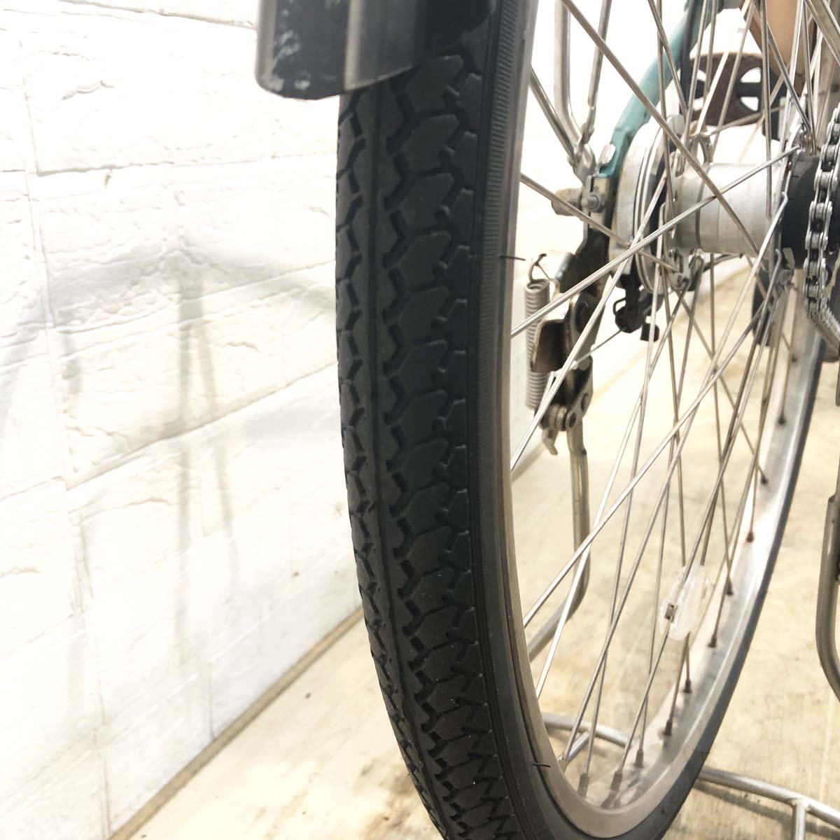 ブリヂストン アシスタDX グリーン 26インチ YI051 【中古車】