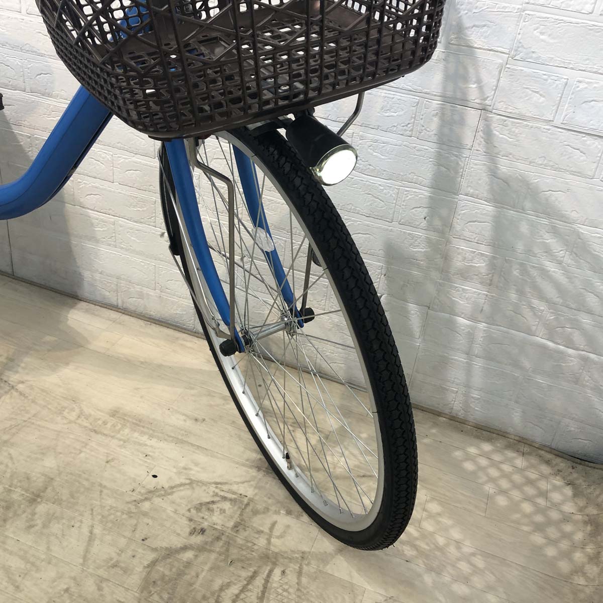 中古電動自転車 新品バッテリー パナソニック ビビ LU ブルー 26インチ YD046 
