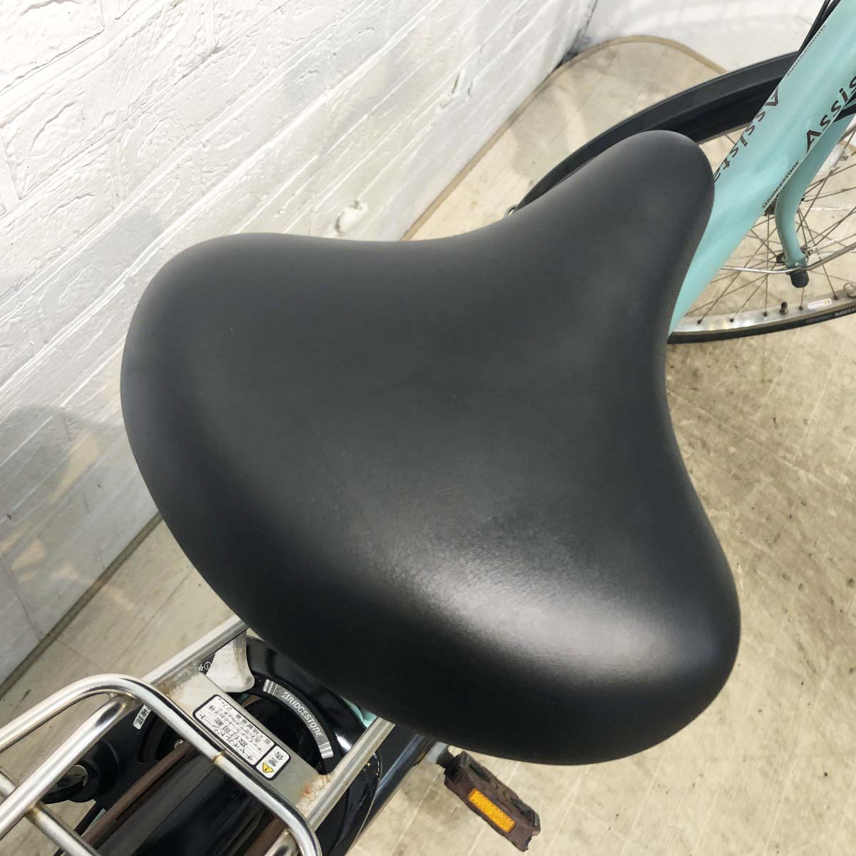 中古電動自転車 ブリヂストン アシスタDX グリーン 26インチ YI051