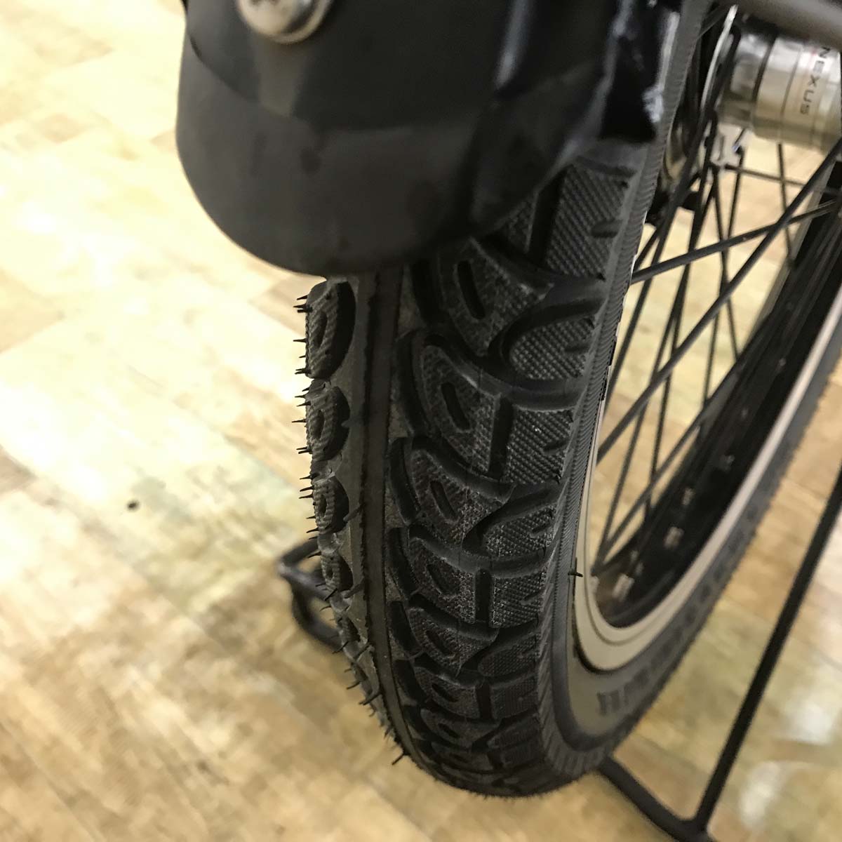 中古電動自転車 パナソニック ギュット アニーズ カーキ 20インチ KC006