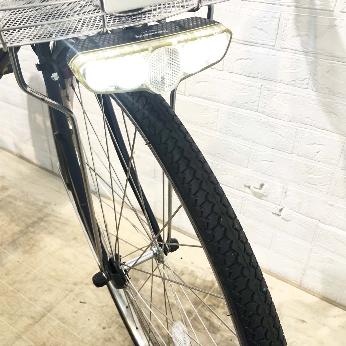 中古電動自転車 パナソニック ティモDX ネイビー 27インチ YI052