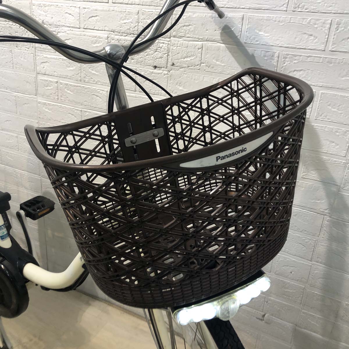 中古電動自転車 訳あり パナソニック ビビ DX ホワイト 26インチ YD047