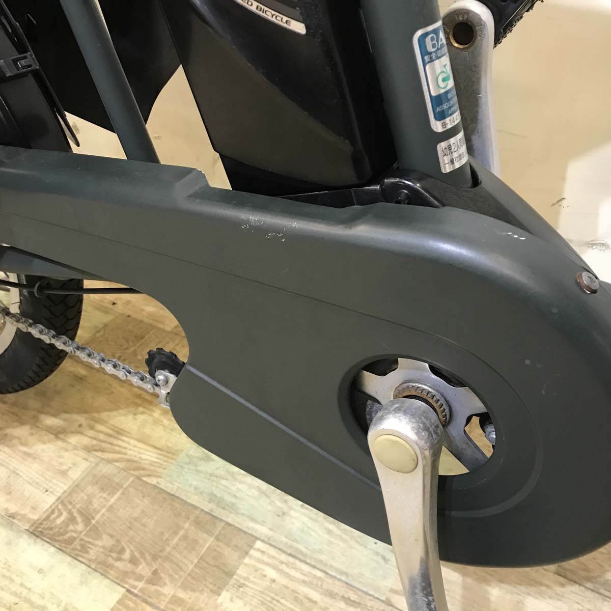 中古電動自転車 パナソニック ギュット ミニ DX カーキ 20インチ KC007