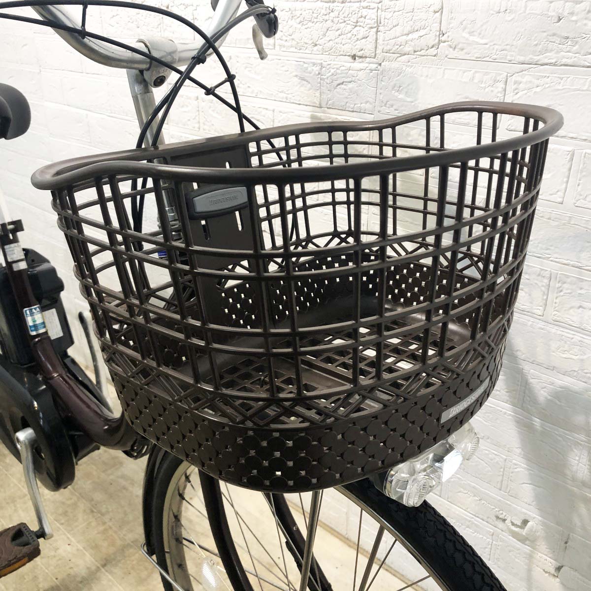 中古電動自転車 ブリヂストン アシスタDX ブラウン 24インチ YI053