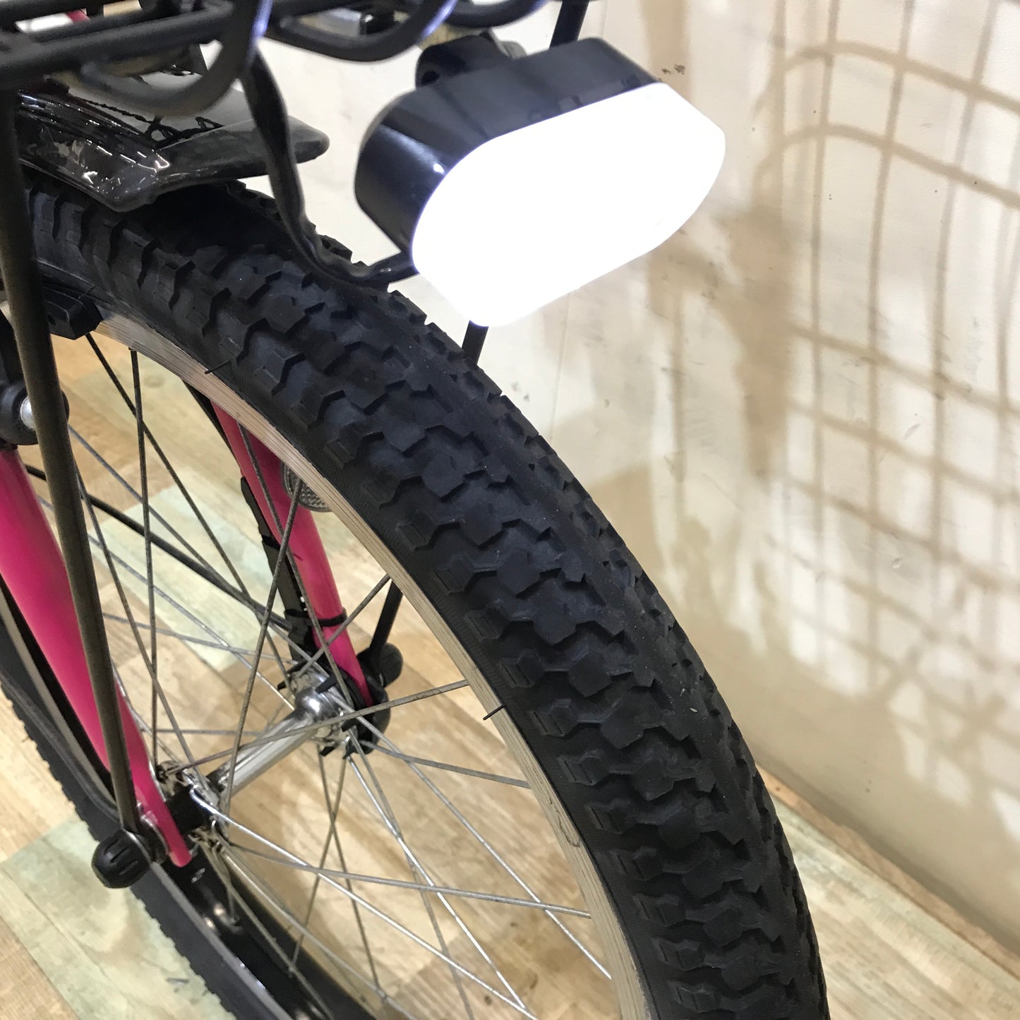 ブリヂストン アシスタ ファイン ミニ ピンク 前20×後18インチ KSR088【中古車】
