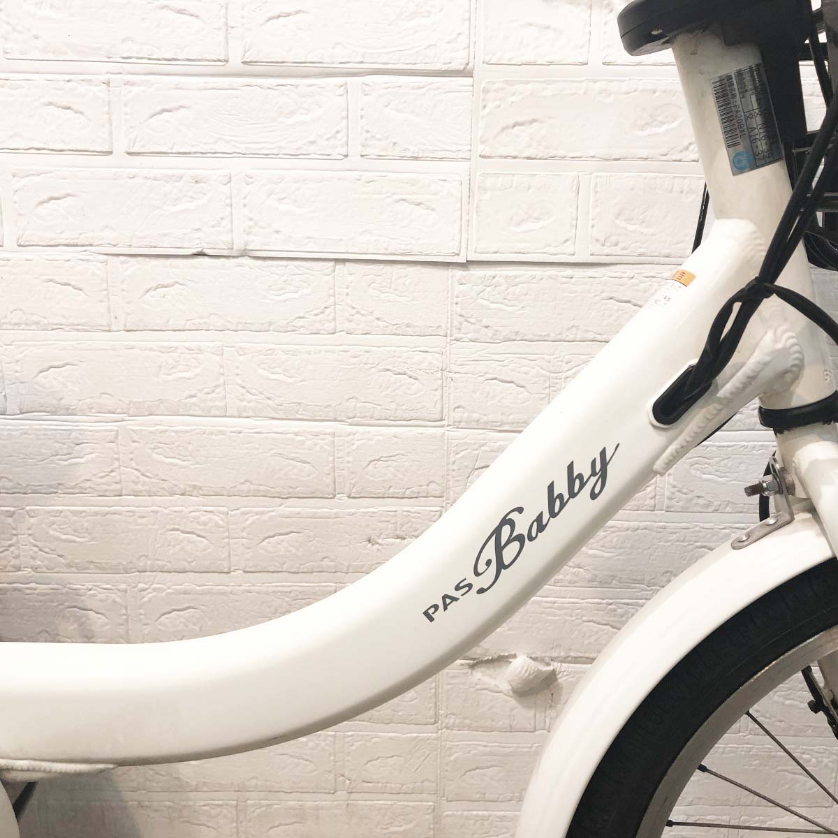 中古電動自転車 ヤマハ PAS バビーアン ホワイト 20インチ YI054