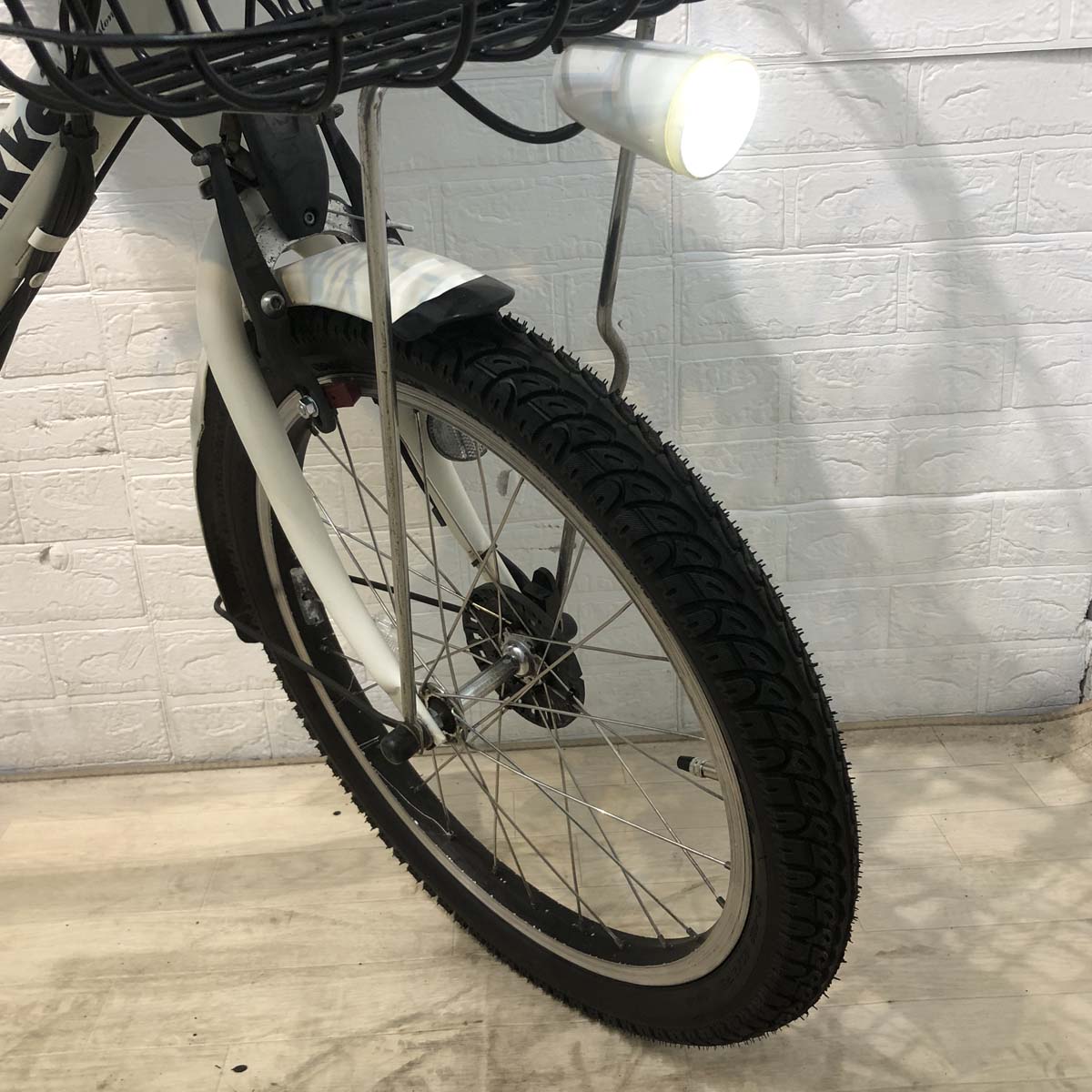 中古電動自転車 ブリヂストン bikke 2 e ビッケ ツー イー ホワイト 20インチ YD049  