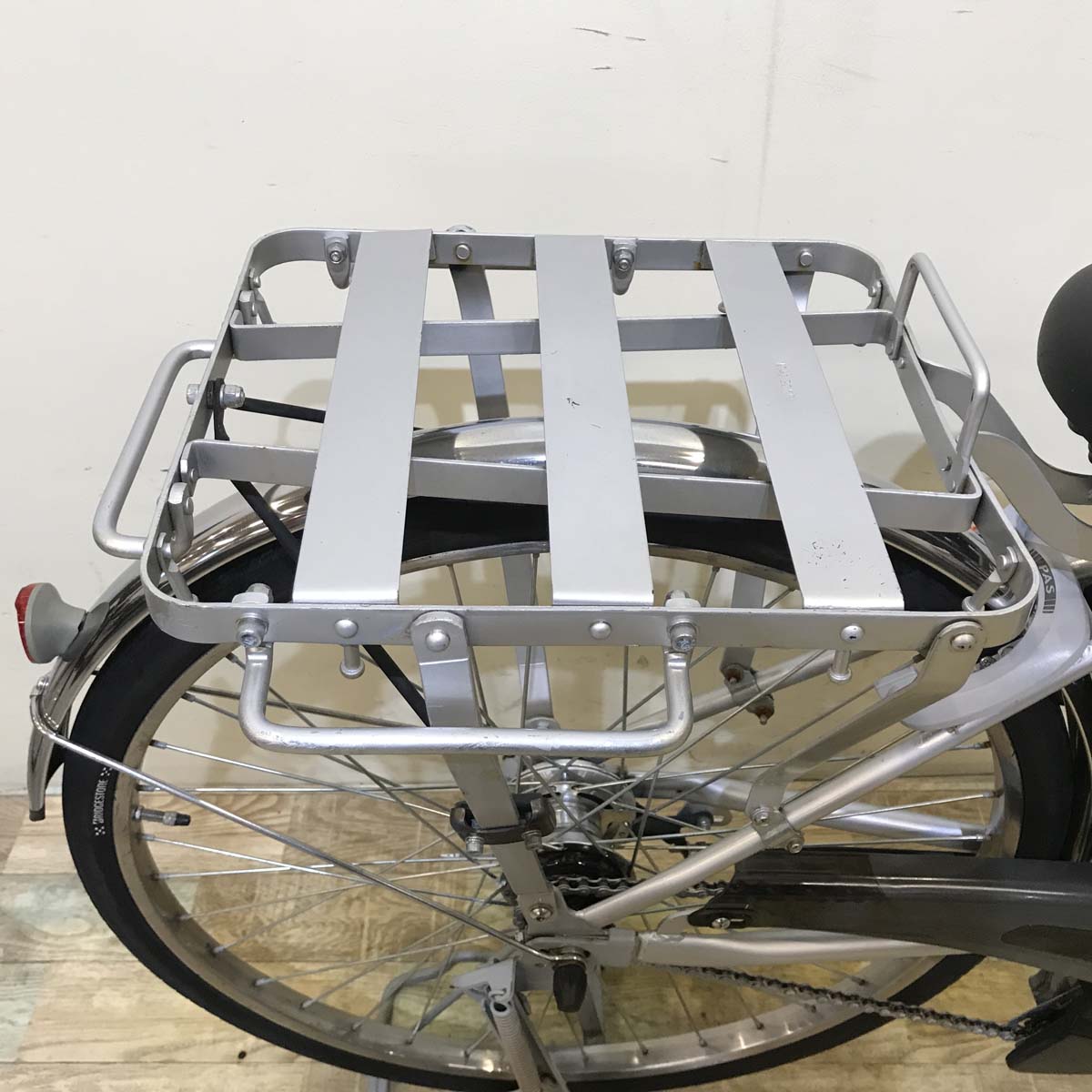 中古電動自転車 ヤマハ PAS GEAR U パス ギア ユー シルバー 26インチ KC008