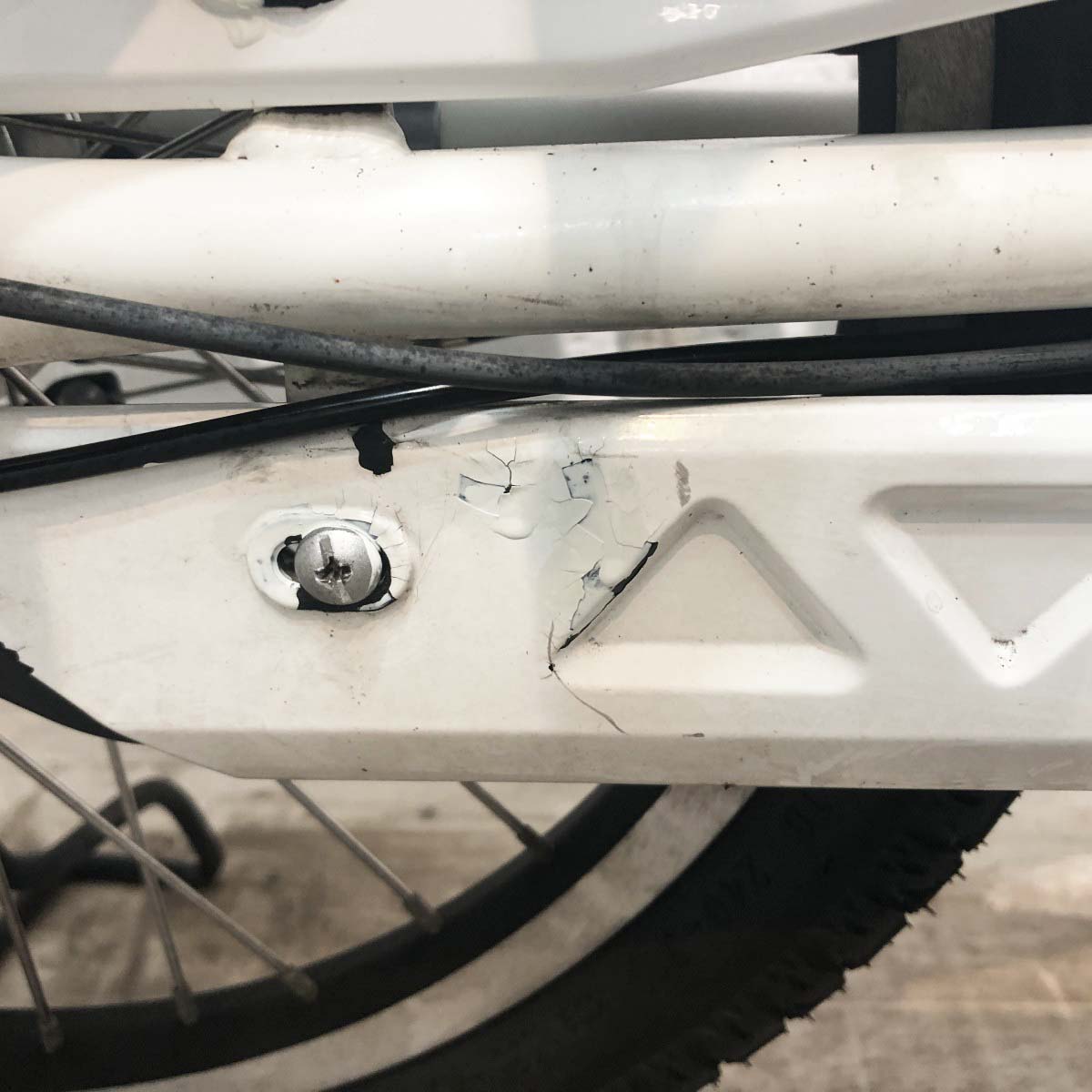 中古電動自転車 ヤマハ PAS バビーアン ホワイト 20インチ YI054