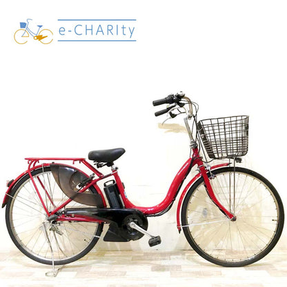ヤマハ PAS ナチュラ レッド 26インチ KH003 【中古車】
