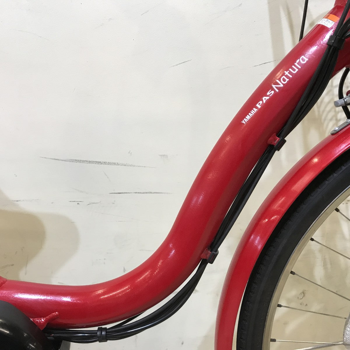 中古電動自転車 ヤマハ PAS ナチュラ レッド 26インチ KH003