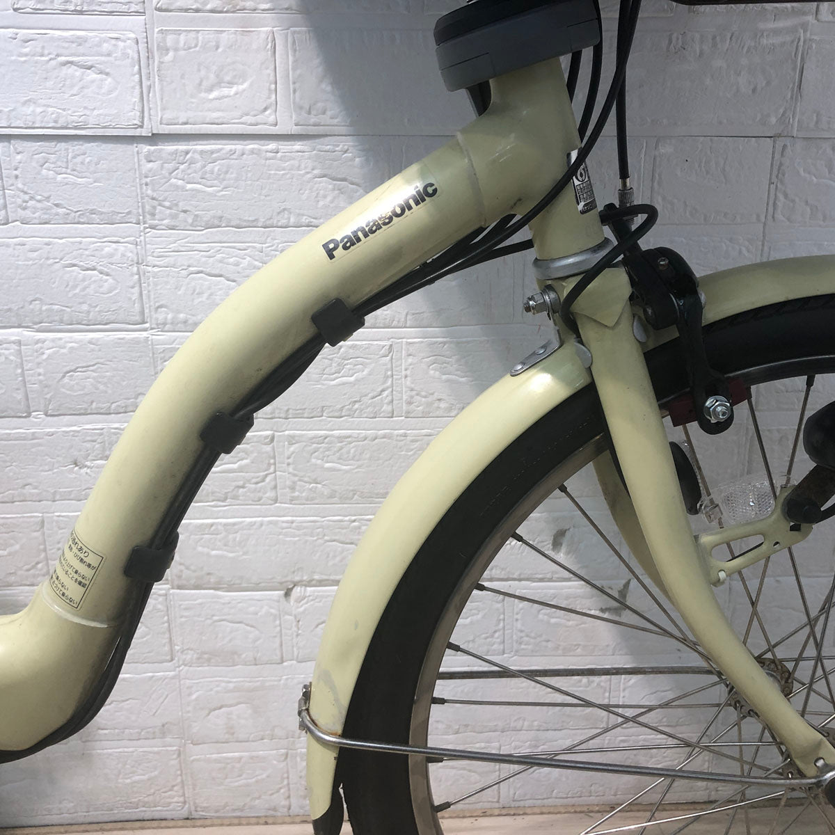 電動自転車 パナソニック ギュット ミニ クリームグリーン 20インチ YV123【中古車】