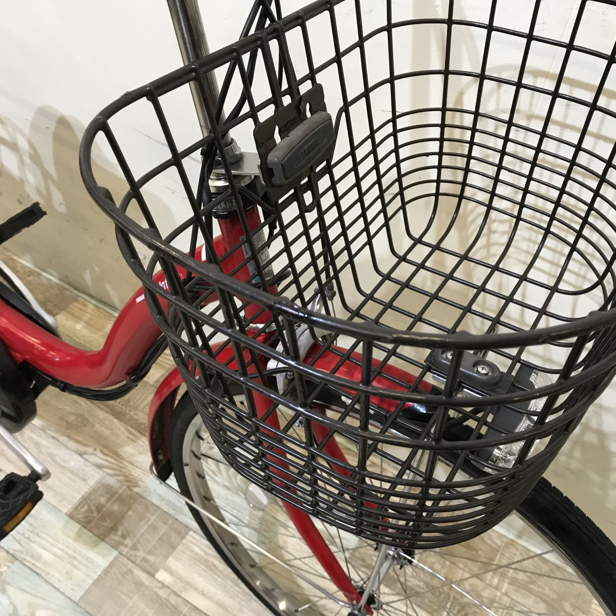 中古電動自転車 ヤマハ PAS ナチュラ レッド 26インチ KH003